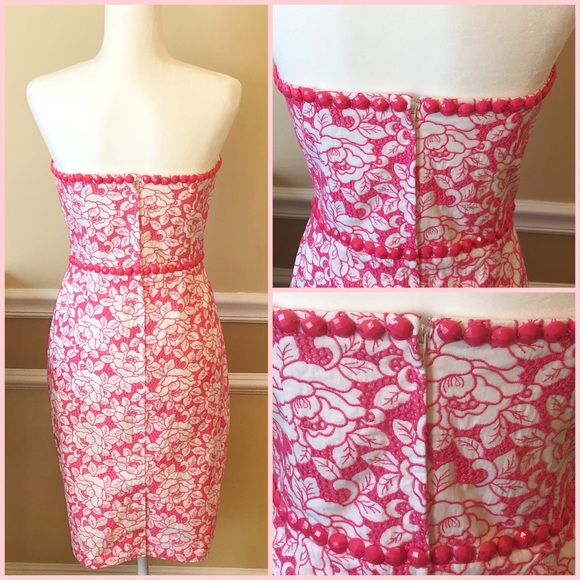 NWOT Lilly Pulitzer Allegra Holy Roses dress, 8 - Picture 5 of 9